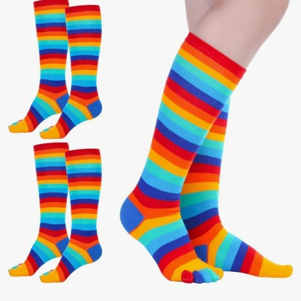 N4 - 2-Pack Rainbow Socks